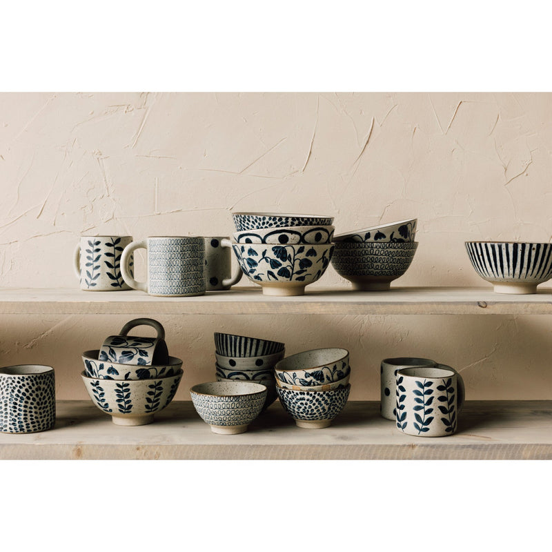 Heirloom - Bowl Element 4.75in Droplet | Blue Home & Kitchen
