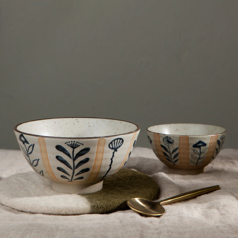 Heirloom - Bowl Element 6.25in Sprig | Gray Home & Kitchen