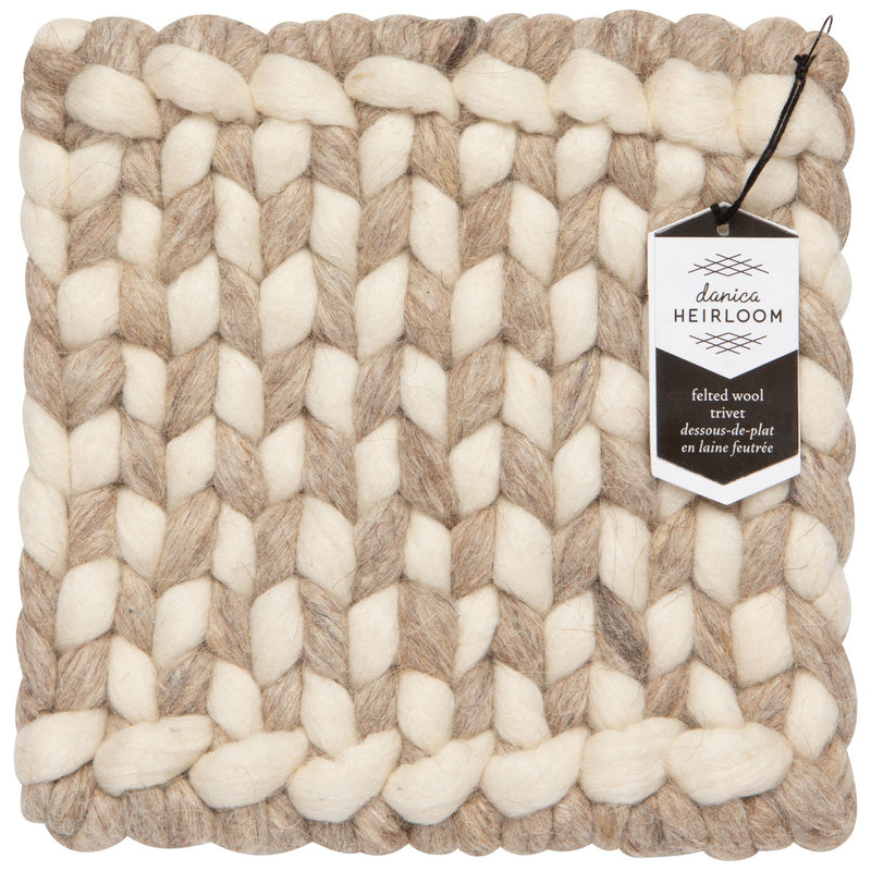 Heirloom - Braid Felt Wool Trivet - Flint Home & Kitchen