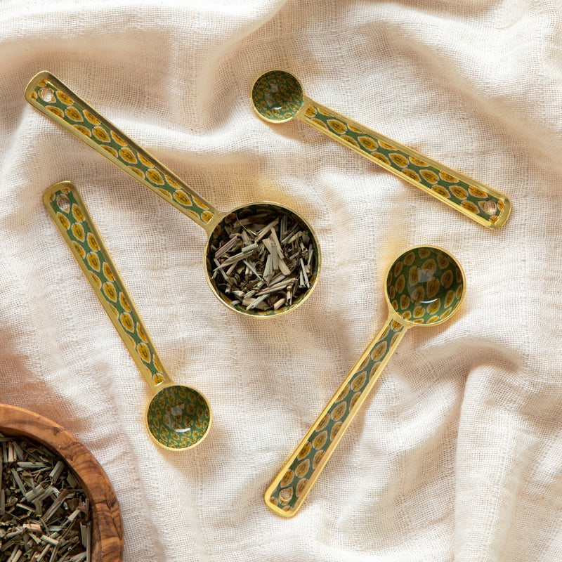 Heirloom - Brio Enameled Measuring Spoons Set of 4 Home & Kitchen