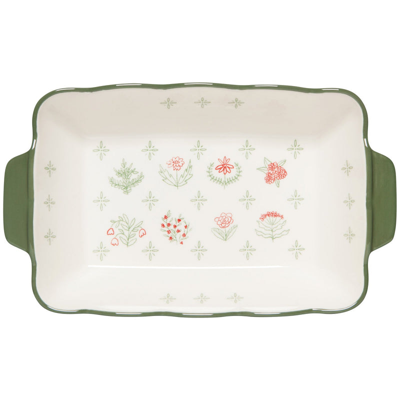 Heirloom - Camellia Stoneware Baking Dish Home & Kitchen