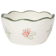 Heirloom - Camellia Stoneware Nesting Bowls Set of 4 Assorted Home & Kitchen