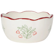 Heirloom - Camellia Stoneware Nesting Bowls Set of 4 Assorted Home & Kitchen