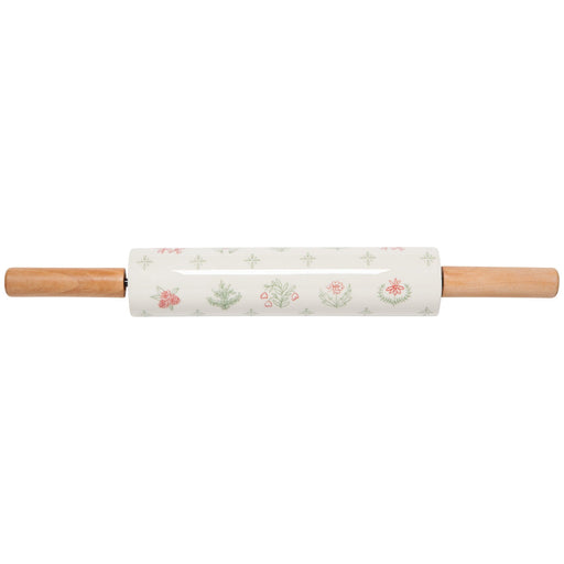 Heirloom - Camellia Stoneware Rolling Pin Home & Kitchen