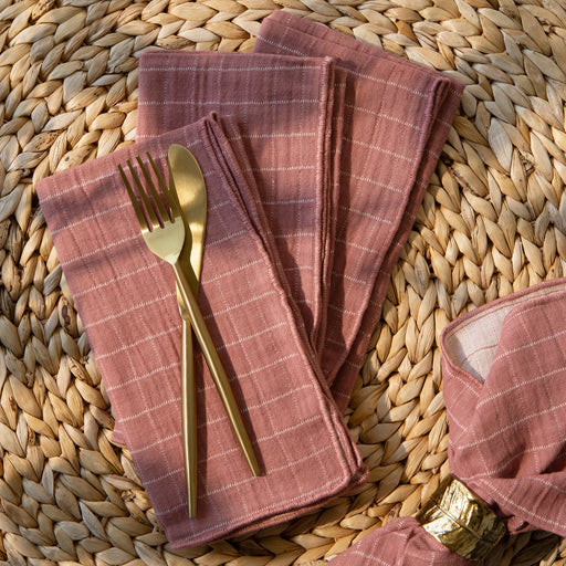 Heirloom - Canyon Rose Double Weave Set of 4 Home & Kitchen