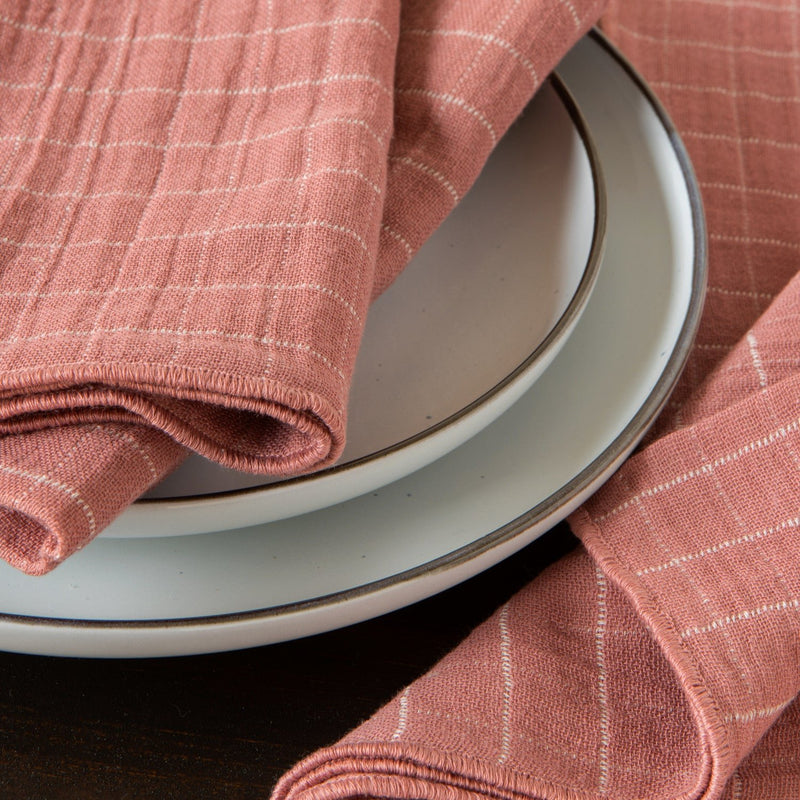 Heirloom - Canyon Rose Double Weave Set of 4 Home & Kitchen