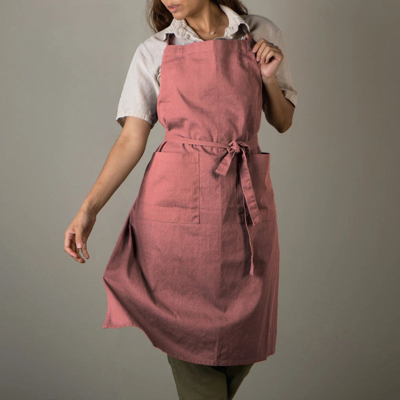 Heirloom - Canyon Rose Stonewash Apron Home & Kitchen