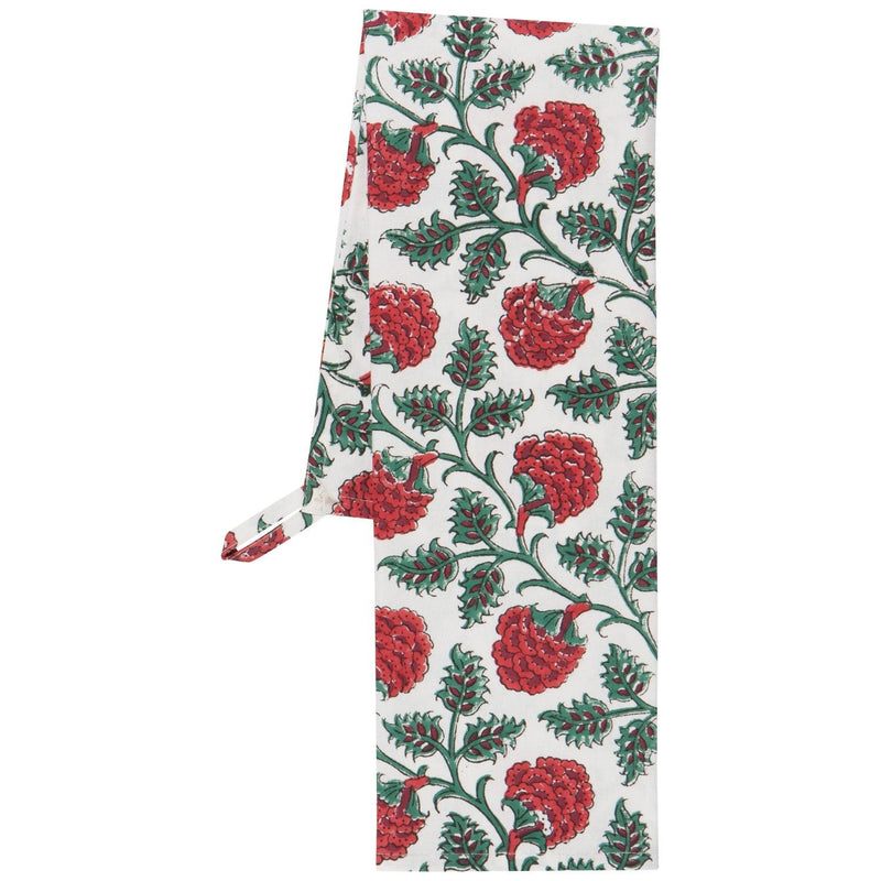 Heirloom - Carnation Block Print Dishtowel - view 2