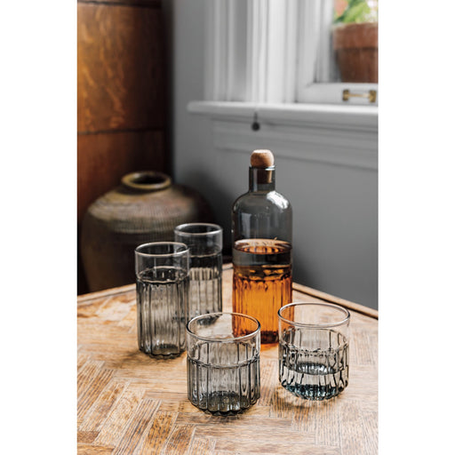Heirloom - Channel Carafe 32 oz - Smoke/Amber Home & Kitchen