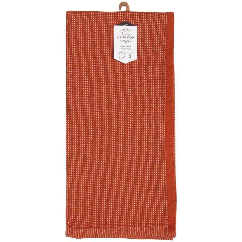 Heirloom - Cinammon Stick Dash Hand Towels Set of 2 Home & Kitchen