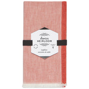 Heirloom - Clay Chambray Napkins Set of 4 Home & Kitchen