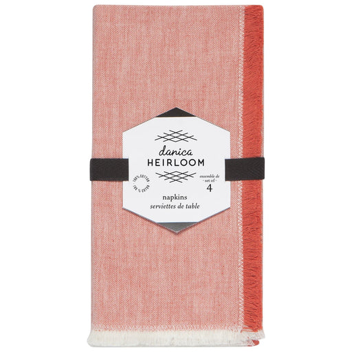 Heirloom - Clay Chambray Napkins Set of 4 Home & Kitchen
