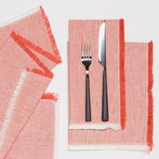 Heirloom - Clay Chambray Napkins Set of 4 Home & Kitchen