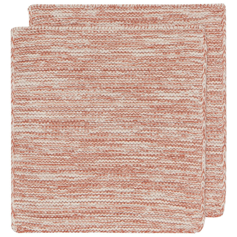 Heirloom - Clay Knit Dishcloths Set of 2 Home & Kitchen
