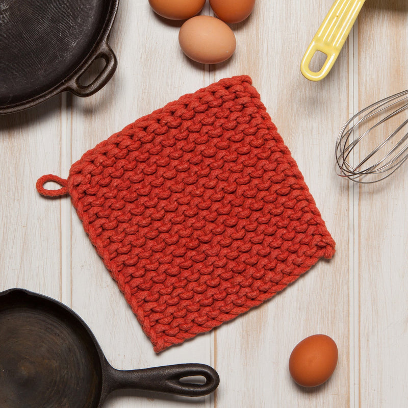 Heirloom - Clay Knit Potholder Home & Kitchen