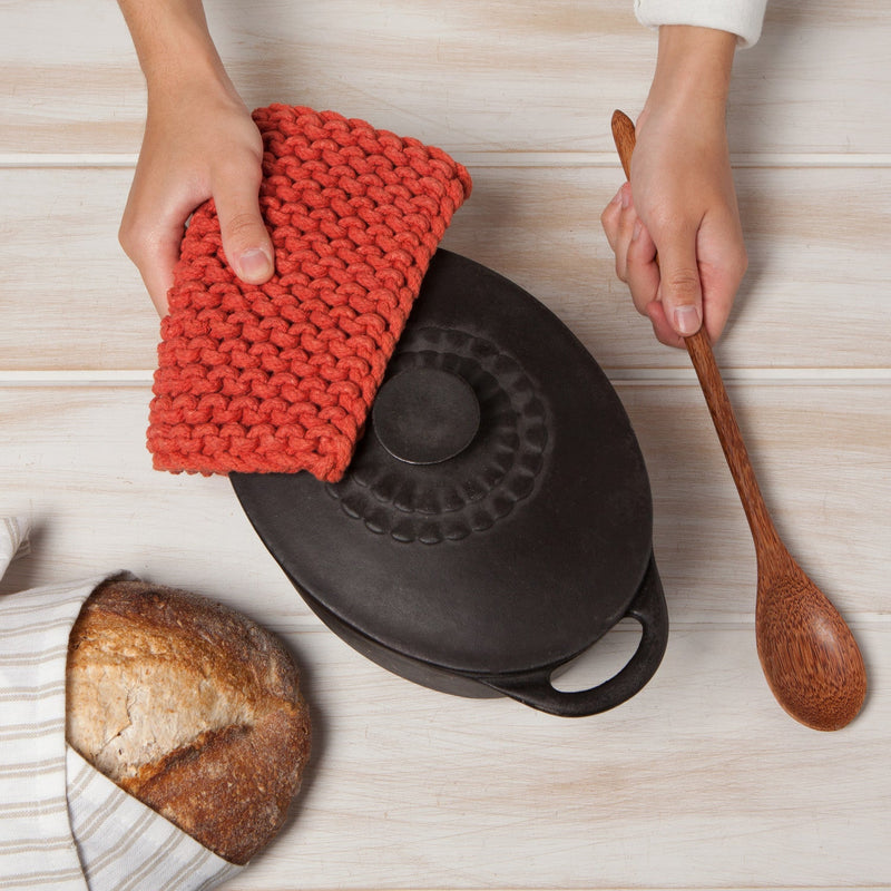 Heirloom - Clay Knit Potholder Home & Kitchen