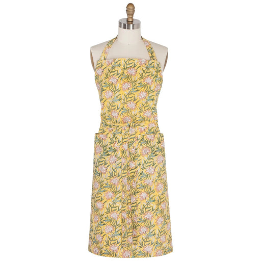 Heirloom - Clematis Block Print Apron Home & Kitchen