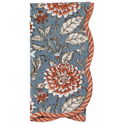 Heirloom - Dahlia Block Print Napkins Set of 4 Home & Kitchen