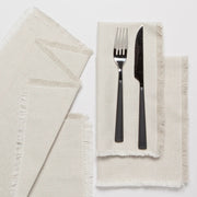 Heirloom - Dove Gray Chambray Napkins Set of 4 Home & Kitchen