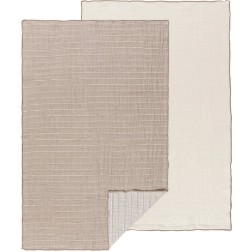 Heirloom - Dove Gray Double Gauze Dishtowels Set of 2 Home & Kitchen
