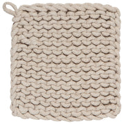 Heirloom - Dove Gray Knit Potholder Home & Kitchen