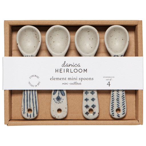 Heirloom - Element Mini Spoons Set of 4 Home & Kitchen