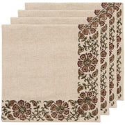 Heirloom - Block Print Napkins (Set of 4) - Elysian