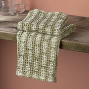 Heirloom - Fern Block Print Waffle Dishtowel Home & Kitchen
