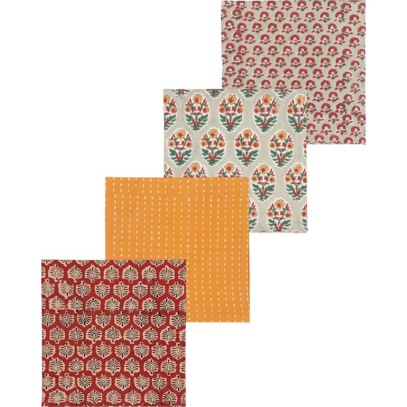 Heirloom - Block Print Napkins (Set of 4) - Field