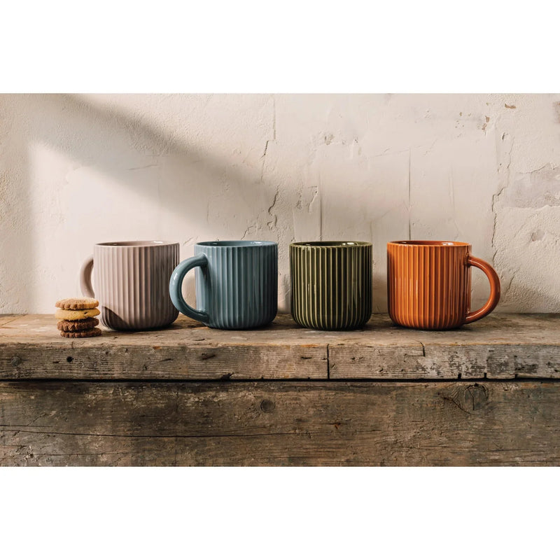 Heirloom - Fluted Mug - Driftwood