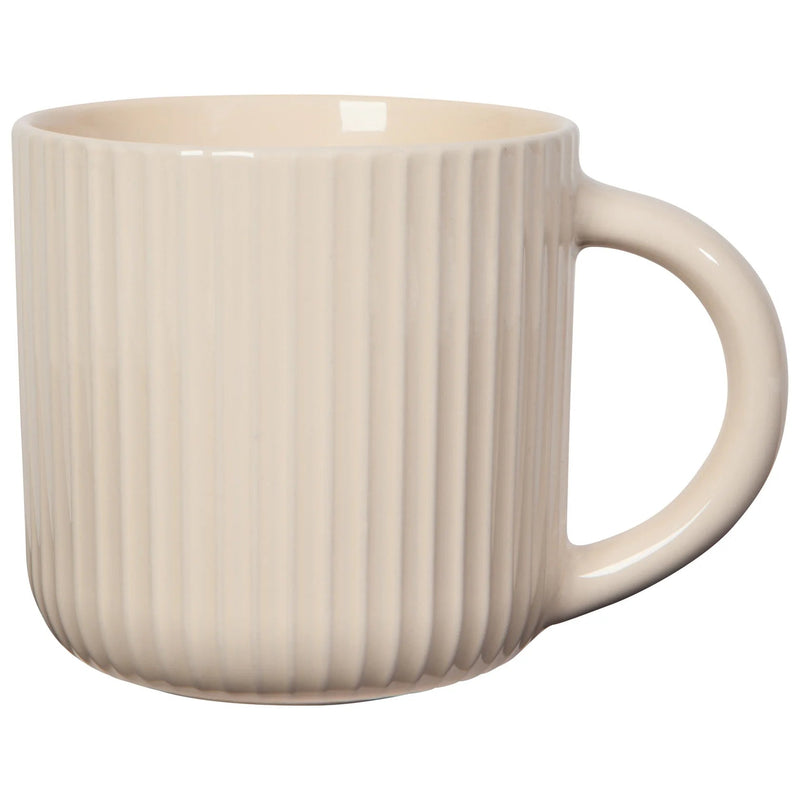 Heirloom - Fluted Mug - Ecru Home & Kitchen