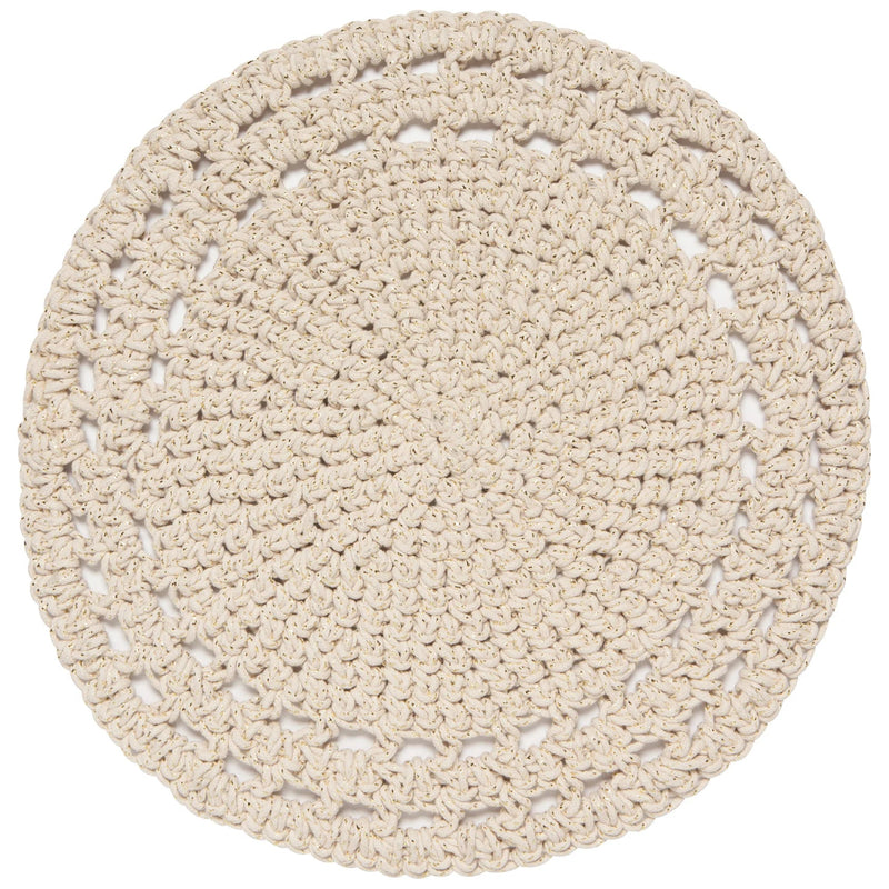 Heirloom - Gold Aura Hand - Knotted Placemat Home & Kitchen