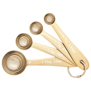 Heirloom - Gold Measuring Spoons Set of 4 Home & Kitchen