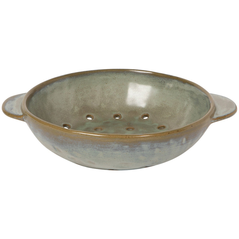 Heirloom - Gray Stoneware Fruit Bowl 7 inch Home & Kitchen