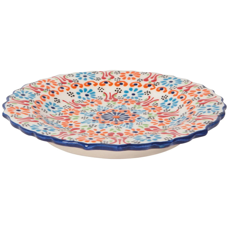 Heirloom - Hand-Painted Turkish Plate - Evani White | 7.5 in / 19.1 cm