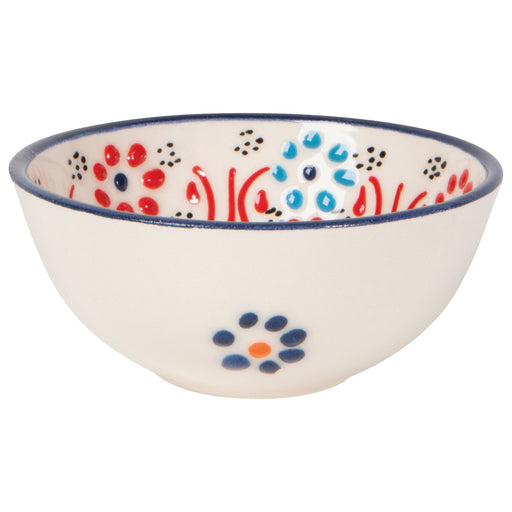 Heirloom - Hand - painted Turkish Bowl 3.5 inch - Evani White Home & Kitchen