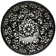 Heirloom - Hand - painted Turkish Bowl 5 inch - Evani Black Home & Kitchen