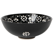 Heirloom - Hand - painted Turkish Bowl 5 inch - Evani Black Home & Kitchen