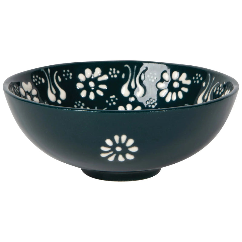 Heirloom - Hand-Painted Turkish Bowl - Evani - Forest | 5 in / 12.7 cm - view 2
