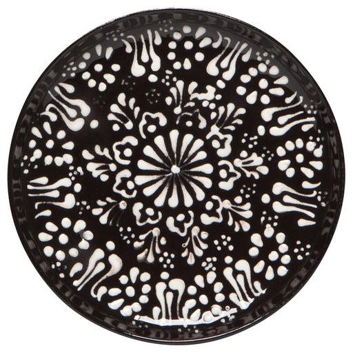Heirloom - Hand - painted Turkish Dish - Evani Black Home & Kitchen