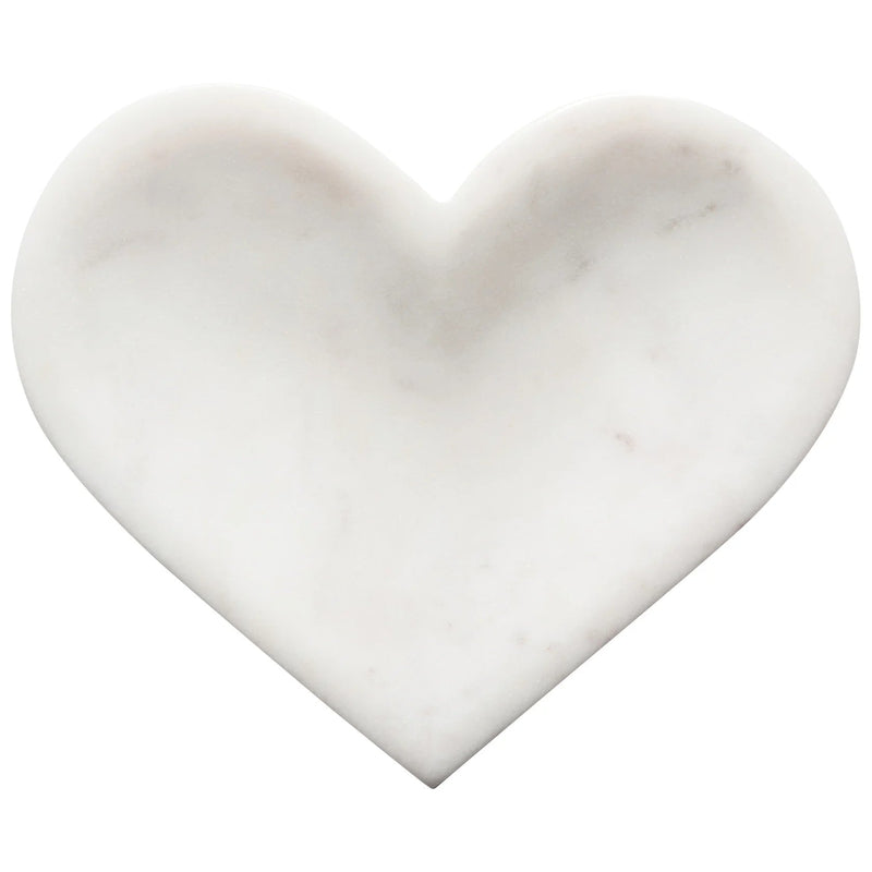 Heirloom - Heart Marble Dish - 6 inch Home & Kitchen