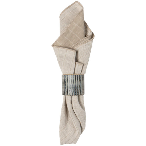 Heirloom - Houndstooth Element Napkin Ring Home & Kitchen