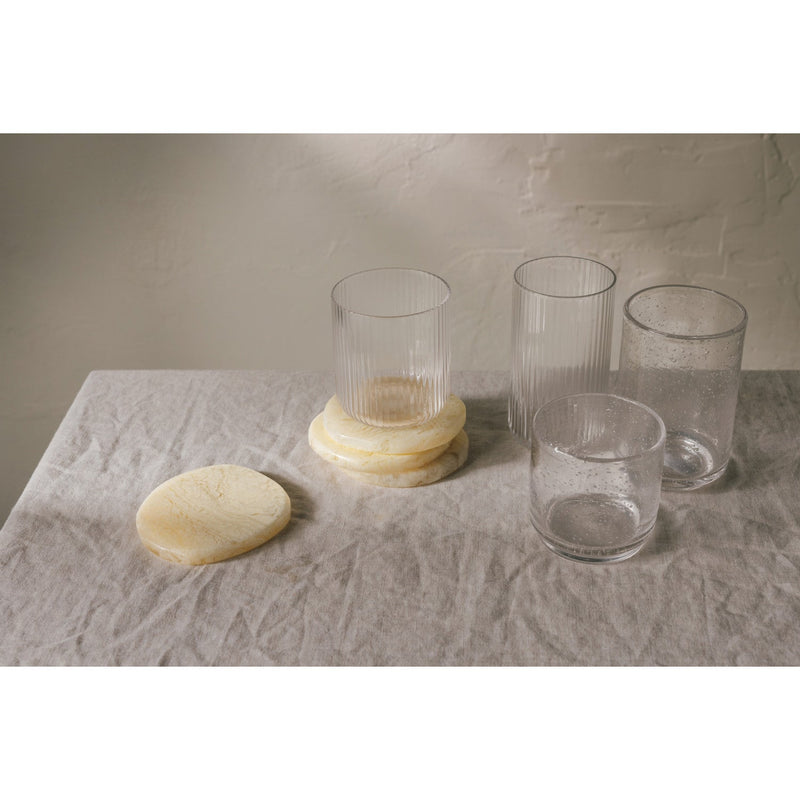 Heirloom - Ivory - Resin Coasters Set of 4 Home & Kitchen