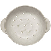 Heirloom - Ivory Stoneware Fruit Bowl 9 inch Home & Kitchen