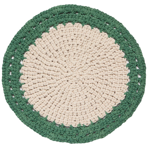 Heirloom - Jade Aura Hand - Knotted Placemat Home & Kitchen