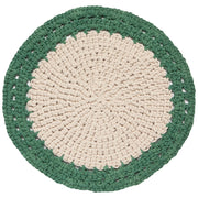 Heirloom - Jade Aura Hand-Knotted Placemat - view 2