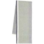 Heirloom - Jade Green Array Stripe Dishtowel Set of 2 Home & Kitchen