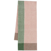 Heirloom - Jade Green Array Stripe Dishtowel Set of 2 Home & Kitchen