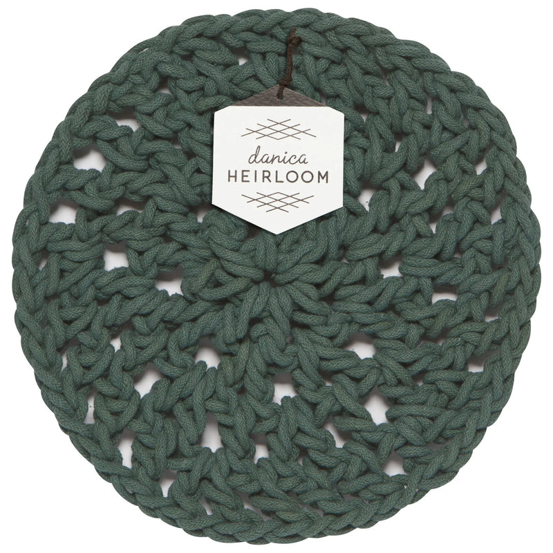 Heirloom - Jade Green Knotted Trivet Home & Kitchen