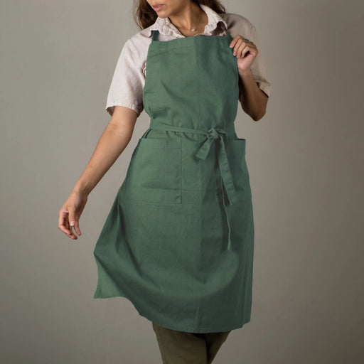 Heirloom - Jade Green Stonewash Apron Home & Kitchen